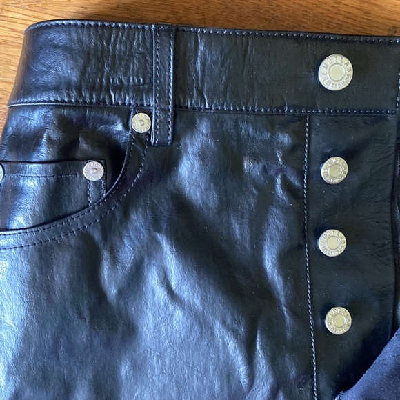 Hermit Lang lamb leather skirt - Picture 3 of 9